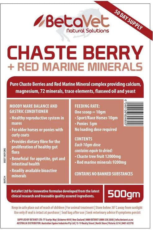 BetaVet - Chaste Berry + Red Marine Minerals