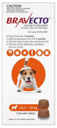 Bravecto Flea & Tick Chew 2pk