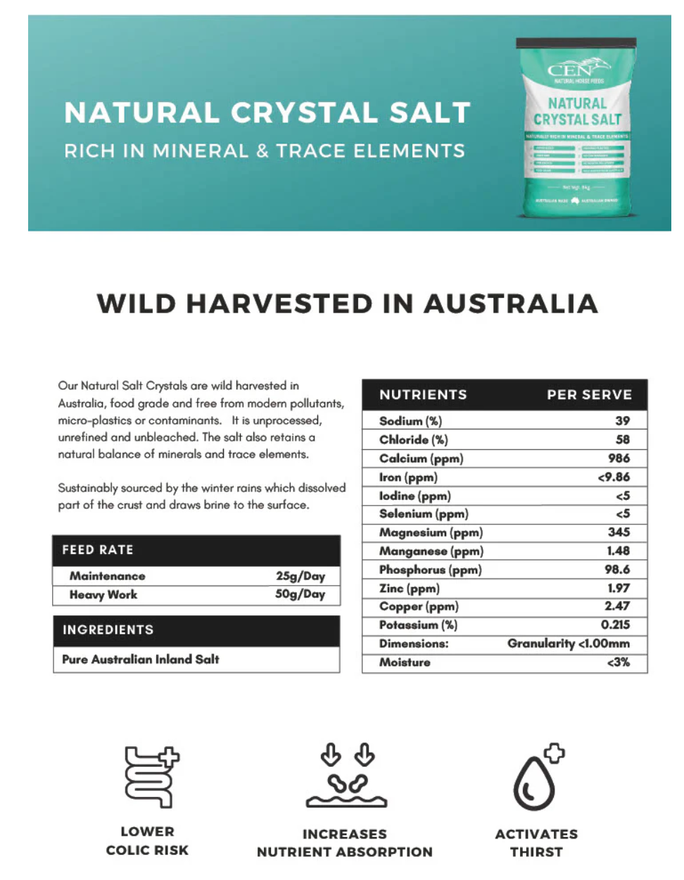 CEN Natural Crystal Salt