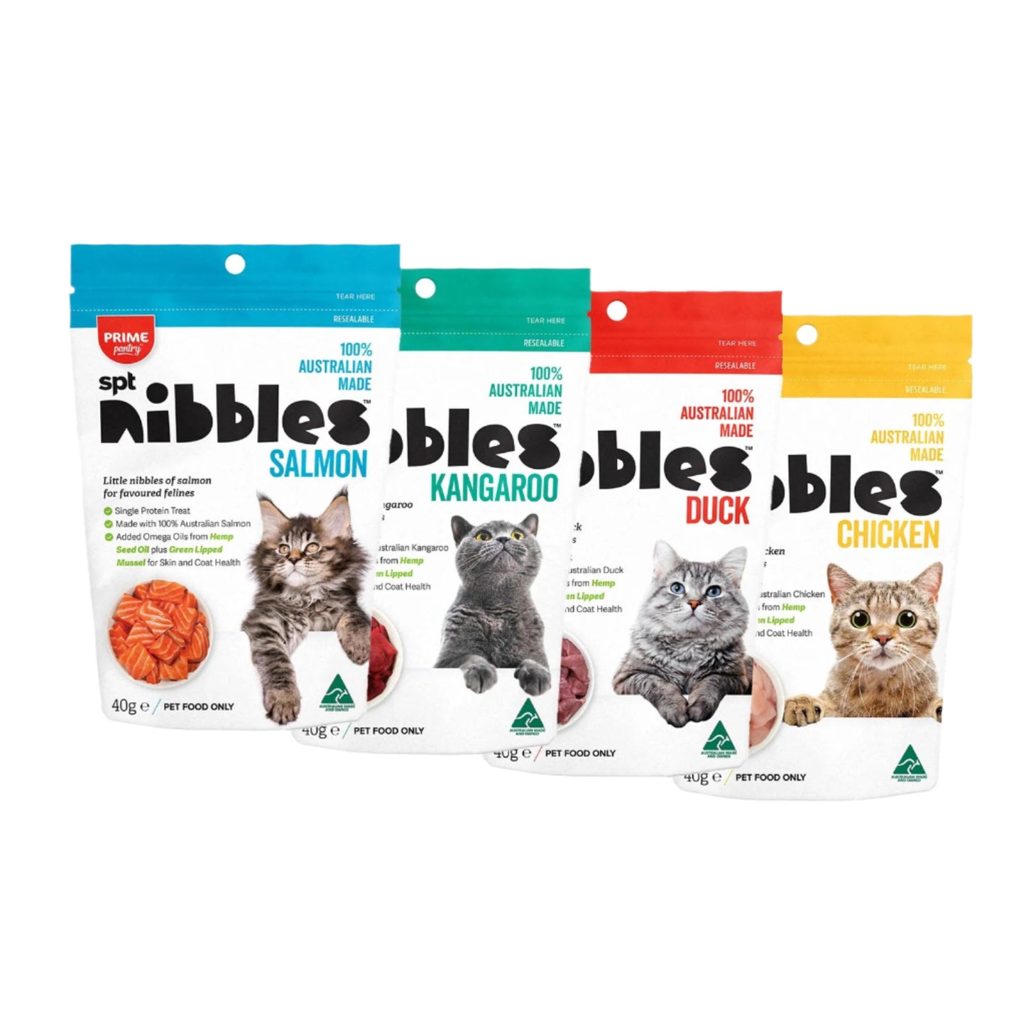 Prime 100 Nibbles SPT Cat Treat 40g