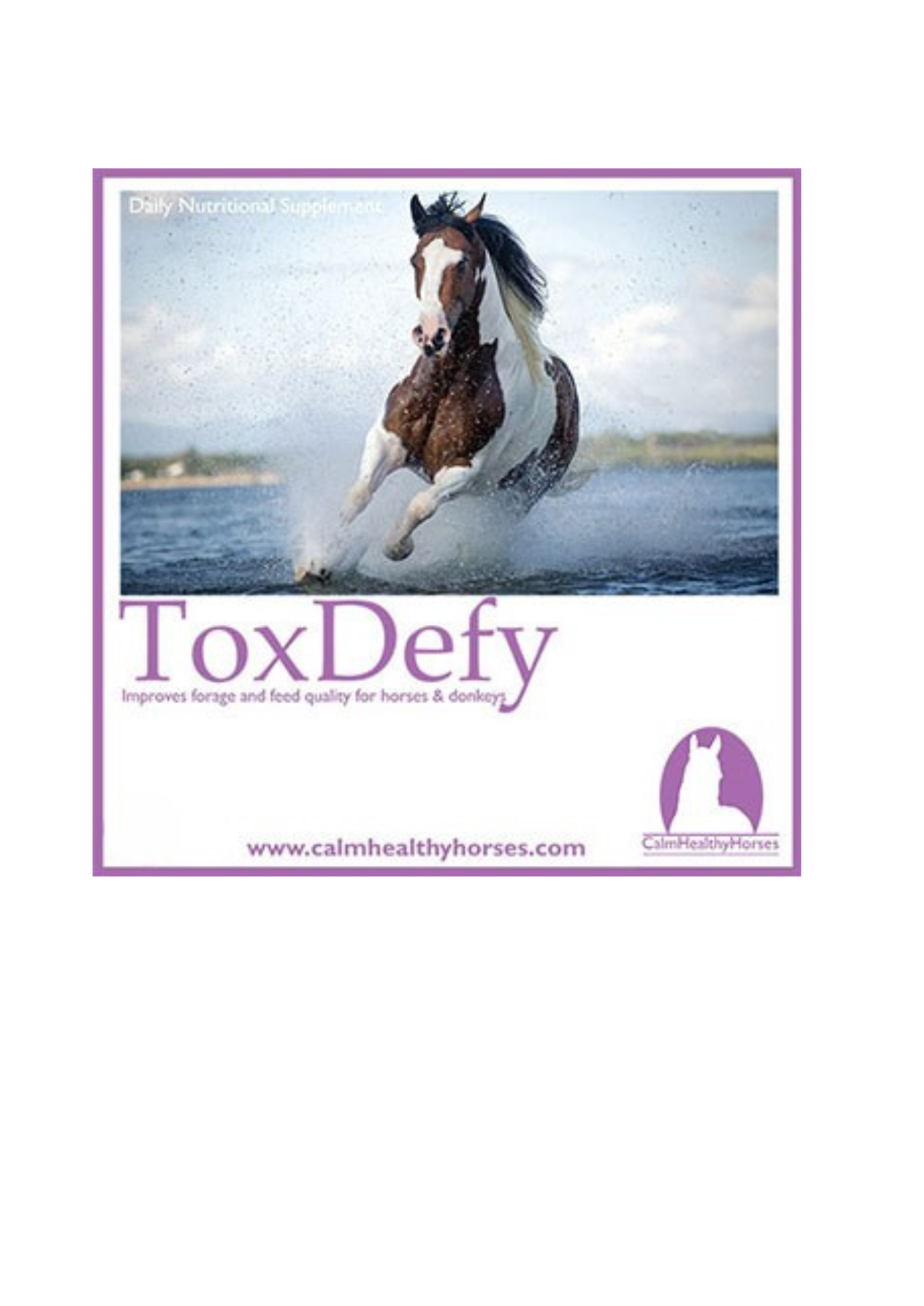 Calm Healthy Horses - ToxDefy