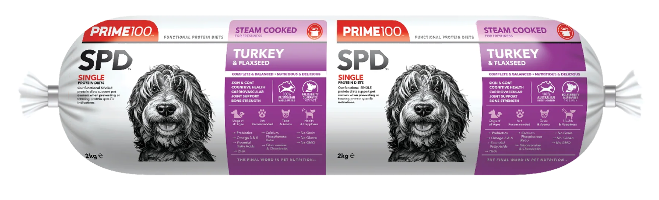 Prime 100 - SPD Turkey & Flaxseed