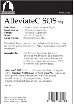 Calm Healthy Horses - SOS