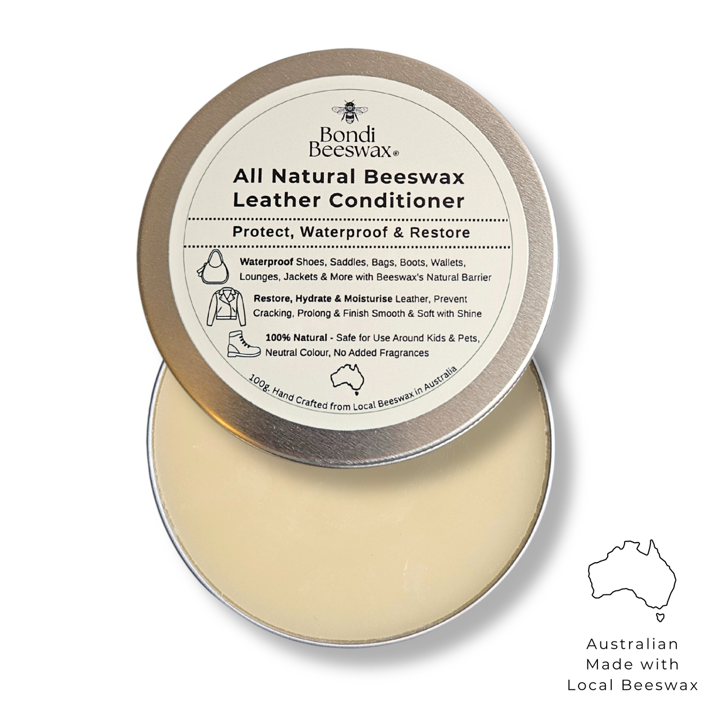 Bondi Beeswax - All Natural Beeswax Leather Conditioner
