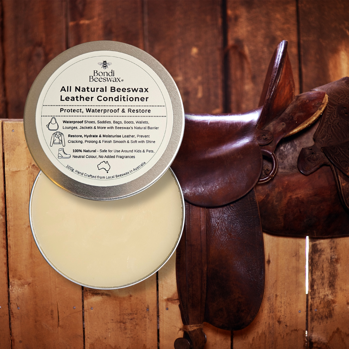 Bondi Beeswax - All Natural Beeswax Leather Conditioner