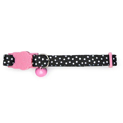 Cat Collar with Dot Pattern