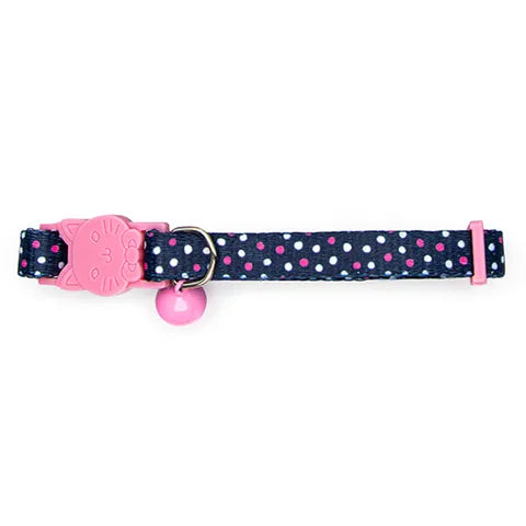 Cat Collar with Dot Pattern