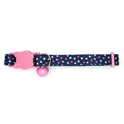 Cat Collar with Dot Pattern