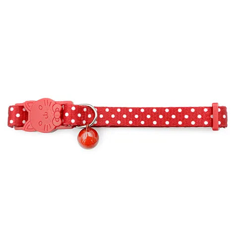 Cat Collar with Dot Pattern