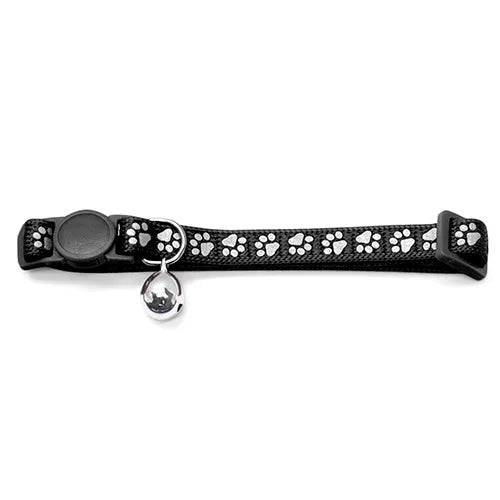 Cat Collar - Reflextive Paw Print