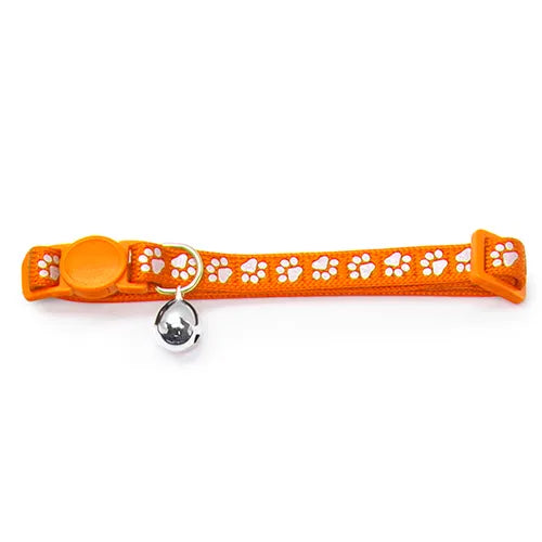 Cat Collar - Reflextive Paw Print